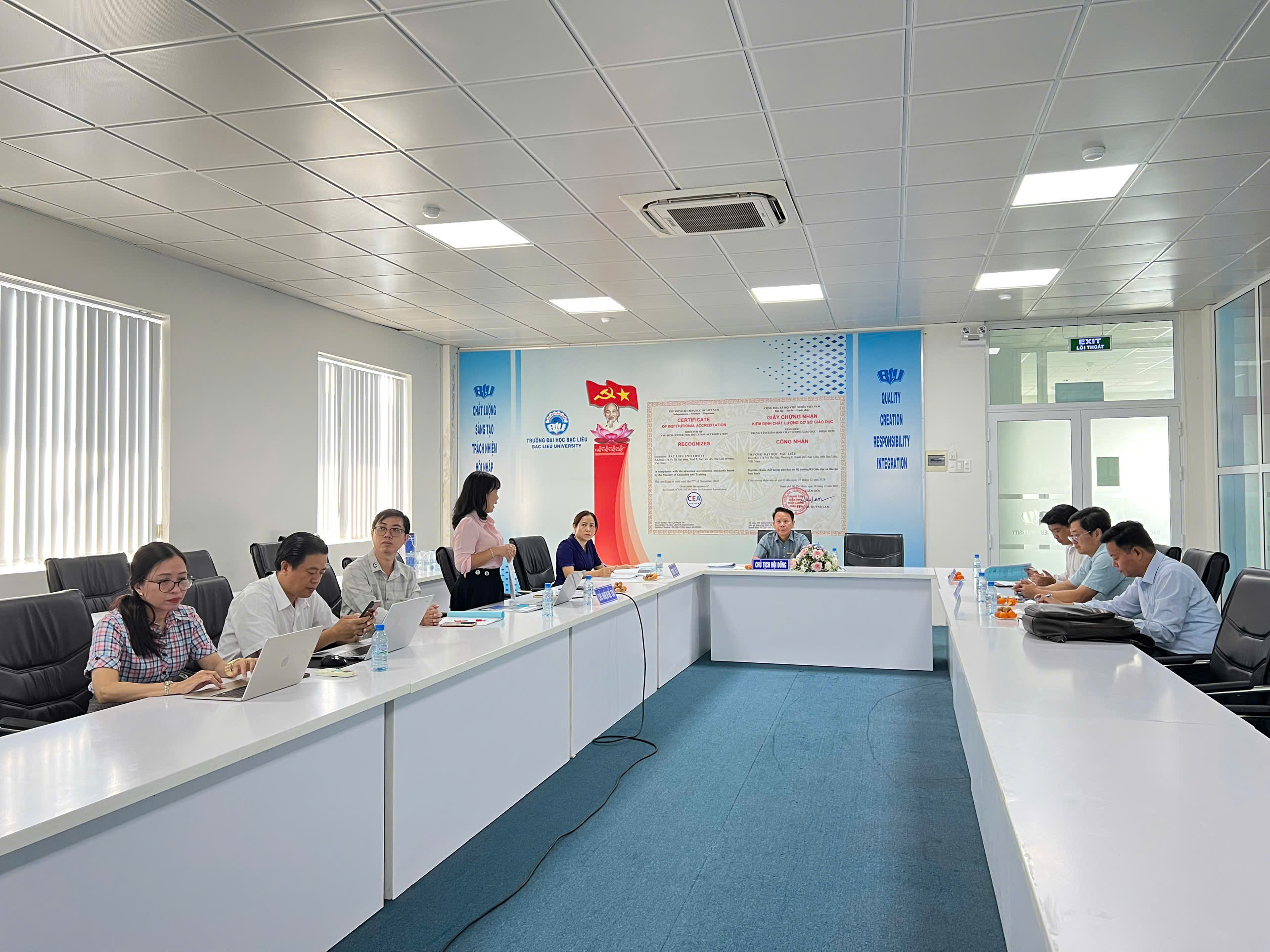 Xét duyệt hồ sơ nhiệm vụ KHCN cấp cơ sở năm 2026: “Thực trạng và giải pháp nâng cao hiệu quả đánh giá kết quả học tập của sinh viên bằng công cụ rubric tại Trường Đại học Bạc Liêu.”